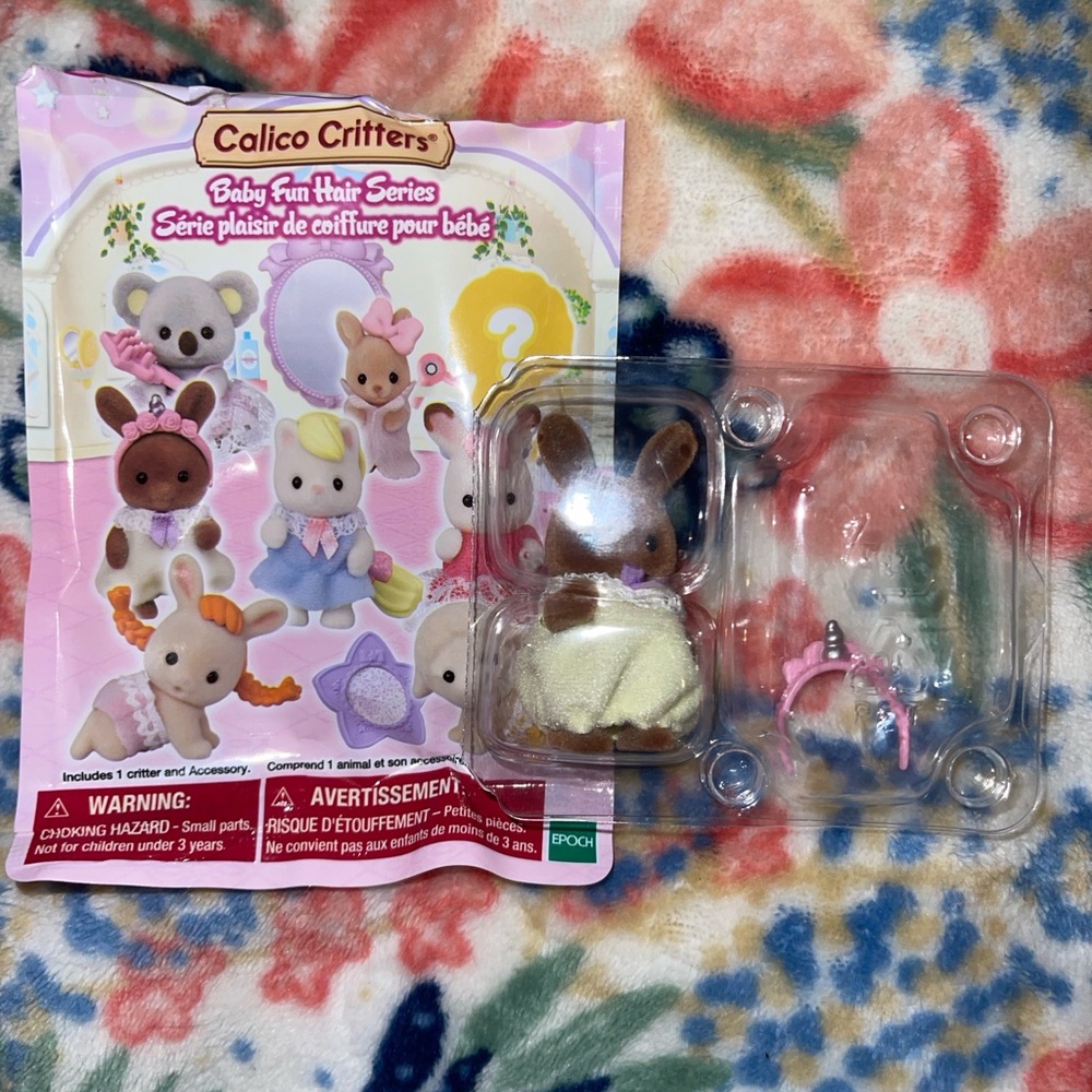 Calico Critters Baby Fun Hair Series Set - Barkley